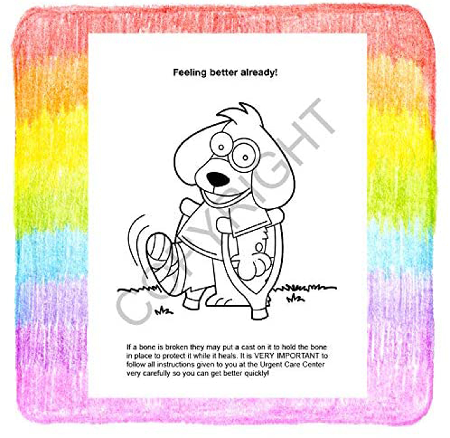 ZoCo: 25 Pack - A Trip to The Urgent Care Center - Kid's Educational Coloring & Activity Books