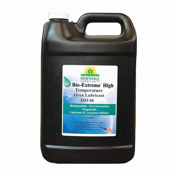 Renewable Lubricants Oven Lubricant, 1 gal, Jug, Vegetable Oil, White 81853