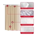 thumbnail image 4 of Cortina de Baño Mainstays Beige Gruesa, 4 of 4