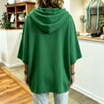 thumbnail image 5 of Textilo Women Pullover Sweaters 3/4 Batwing Sleeve Drawstring Hoodies Hooded Solid Color Pullover Tops 2026 Fall Winter Fashion Lightweight Y2k Clothing,Green XL, 5 of 6