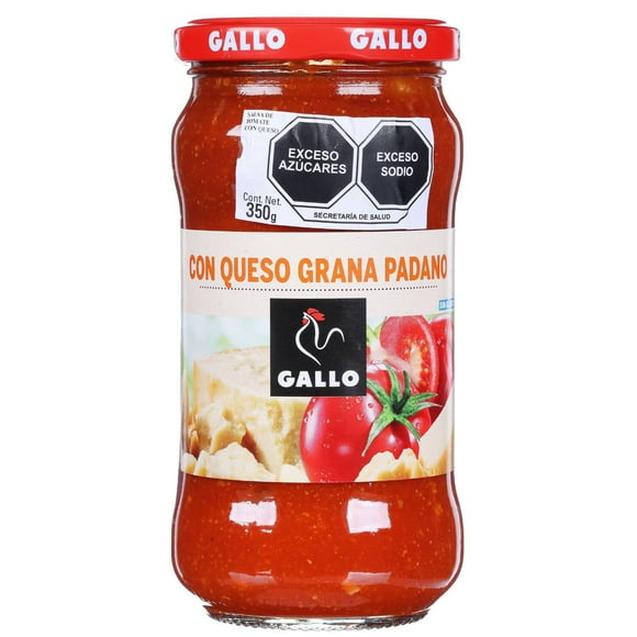 Salsa de tomate Gallo con queso grana padano 350 g