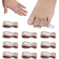 thumbnail image 1 of 10 Pcs Toe Bandages, Toe Straightener, Toe Splint, Toe Splints for Overlapping Toes, Broken, Overlapping, Curved Toe Clamps, 1 of 5