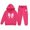 a-Hot Pink, variant on LRen Toddler Girl Fall Outfits Sets,Girls Fall Outfits Size 10-12 Long Sleeve Casual Cute Print Everyday Sweatshirt Tops Elastic Pants Jogger Pants Fall Winter Loose Set 2 Piece Outfit
