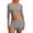 Gray, variant on Musuos Women's Summer Lace Outfits Ruffled V-Neck Long Sleeve Crop Tops + Mini Bodycon Skirt Set Party Clothes