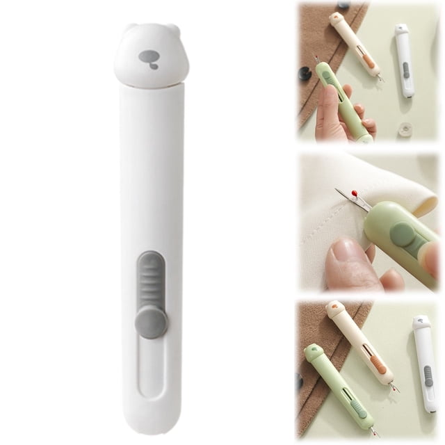 Needle Threader Seam New Plug In Needle Threaders Seam With Needle Storage Seam For Sewing Stretchable Remover Needle Threading Tool For Hand Sewing,A 3-In-1 Needle Threader And Seam Ripper Clearance