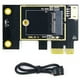 thumbnail image 3 of 4X Tarjeta Adaptadora de Tarjeta de Red InaláMbrica NGFF M.2 una PCIE Compatible con Tarjeta de Red 7260 8265 1650 1675X AX200 AX210, 3 of 6