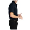 thumbnail image 4 of Yellow Rooster Mens Short Sleeve Moisture Wicking Tech Pique Polo Dark Navy 3XL, 4 of 4