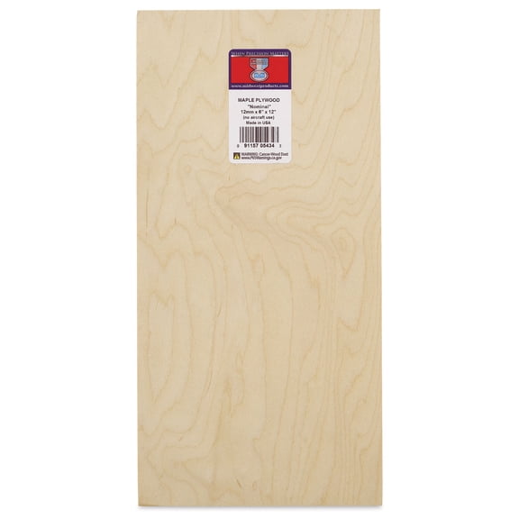 Midwest Products Maple Plywood - 1/2" x 6" x 12"