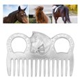 thumbnail image 2 of Zerodis Horse Comb Portable Metal Livestock Deshedding Grooming Tool For Removing Matted Fur, Knots & Tangles, 2 of 8