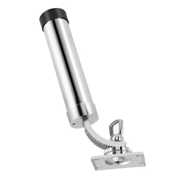 Soporte de cana de pescar del Soporte de cana de pescar ajustable Soporte de cana de Plata