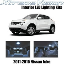 XtremeVision Interior LED for Nissan Juke 2011-2015 6 pcs Cool White Interior LED Kit   Installation Tool