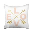 thumbnail image 1 of RYLABLUE Popular Cute Love Arrows Watercolor Polyester 18 x 18 Inch Square Throw Pillow Covers With Hidden Zipper Home Sofa Cushion Decorative Pillowcases, 1 of 1