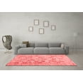 thumbnail image 3 of Ahgly Company Indoor Square Southwestern Red Country Area Rugs, 3' Square, 3 of 4