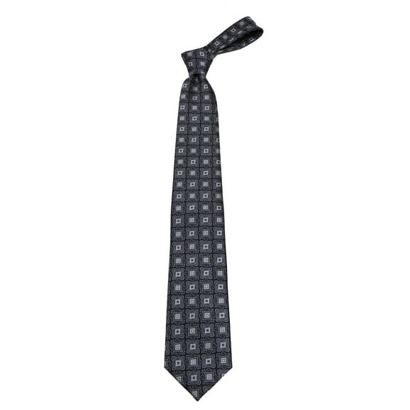Boys Youth Black Pattern Designer Necktie Ties