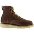 thumbnail image 4 of Men's Georgia Boot GB00356 USA Wedge Work Boot Brown Leather 11.5 M, 4 of 5