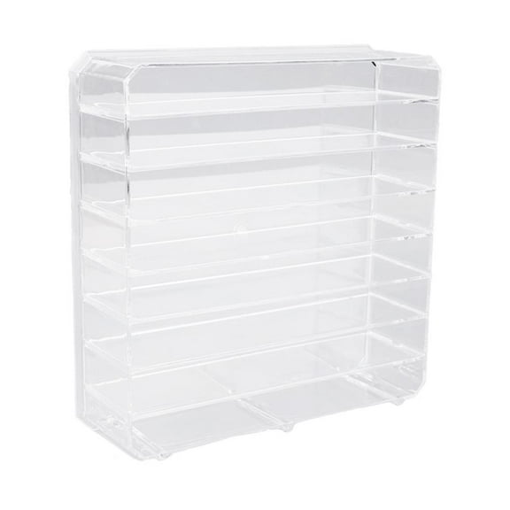 ZOUBAOQ 164 Acrylic Display Box For 8Wheel Car Model Toys Door Box Rack Cabinet