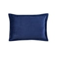 thumbnail image 3 of Clara Clark 2 Piece Reversible Duvet COVER Sheet & Sham Set, 100% Soft Microfiber Decorative Cut Plush Duvet COVER Twin, Navy, 3 of 8