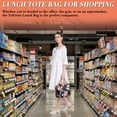 thumbnail image 3 of Shiyou-Sacs à Lunch pour Femmes - Boîte à Lunch Femme Réutilisable Sac Adulte pour le Travail, Fleur, 3 of 4