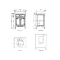thumbnail image 6 of Lisotte 27" Mint Green Single Bathroom Vanity, 6 of 6
