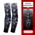 thumbnail image 1 of Mangas de ciclismo estampadas con tatuajes en 3D para exteriores calentador Ehuebsd de brazos protección UV para bicicleta de montaña, 1 of 8