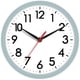 thumbnail image 1 of Reloj de pared AKCISOT de 20 cm, silencioso, funciona con pilas, azul y gris, 1 of 9