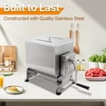 thumbnail image 6 of Hakka 7.5L/15lb Manual Meat Mixer, Tilting Stainless Steel Tank for Sausage Mixing, 6 of 10