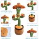 thumbnail image 2 of juguete de peluche para cantar y repetir lo que dices Decoración para niños Juguetes divertidos para la educación de la primera infancia Cantar+repetir+bailar+grabar+LED (carga USB mexicana) oso de fresa Juguete, 2 of 5