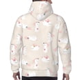 thumbnail image 7 of Wukai Beautiful Rabbit Print Men Hoodies Fleece Sweatshirts Long Sleeve Sweaters Pullover Fall Outfits Winter Clothes-Small, 7 of 7