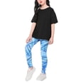 thumbnail image 4 of Girls Leggings,Cute Printed Stretch Footless Pants,Yoga Pants Girls Clothes Size 4-10 Years, 4 of 6