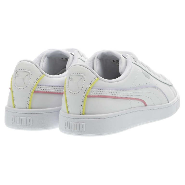 PUMA Women's Vikky Sneaker - Ladies Tennis Shoes, White, 10 -