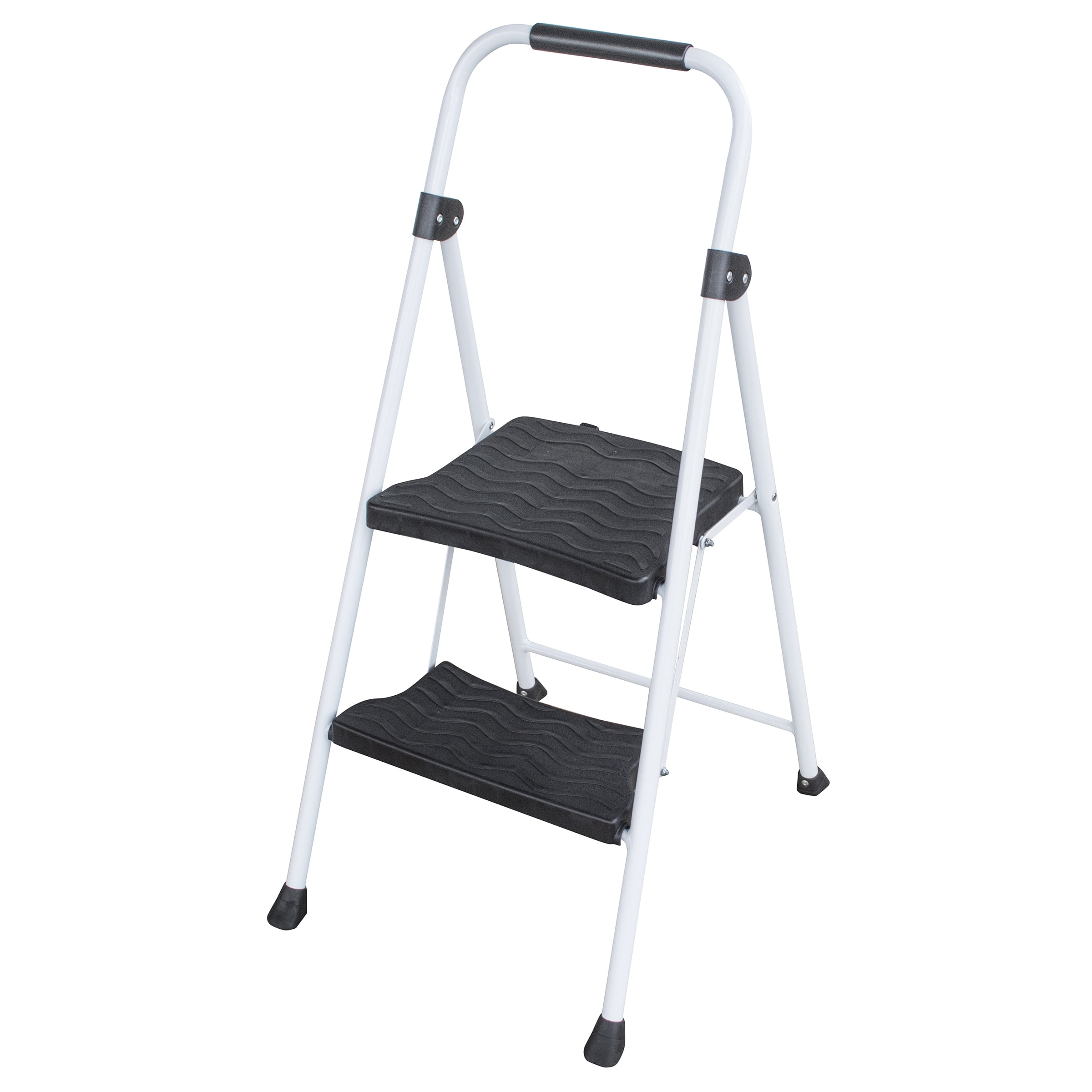 Amerihome Two Step Folding Utility Step Ladder - Walmart.com - Walmart.com