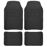 Auto Drive Remington 4pc Set Carpet Black