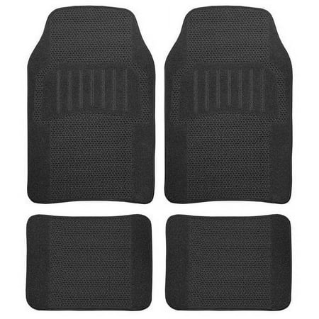 Auto Drive Remington 4pc Set Carpet Black