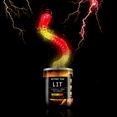 Beyond Raw® LIT™ PreWorkout Powder, Gummy Worm, 250mg Caffeine, 7.44