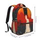 thumbnail image 2 of Fotbe Retro Space Rocket Launch Mochila Casual con Estampado para Escuela, Viajes y Actividades al Aire Libre - Duradera, Ligera y Cómoda, 2 of 5