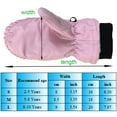 thumbnail image 2 of WTXUE Kids Gloves,Snow Gloves Windproof S/M/L Size Winter Warm Skating Snow Ski Gloves Snowboarding Mittens for Outdoor Activities Gloves Mittens for UniDark Blue S, 2 of 5