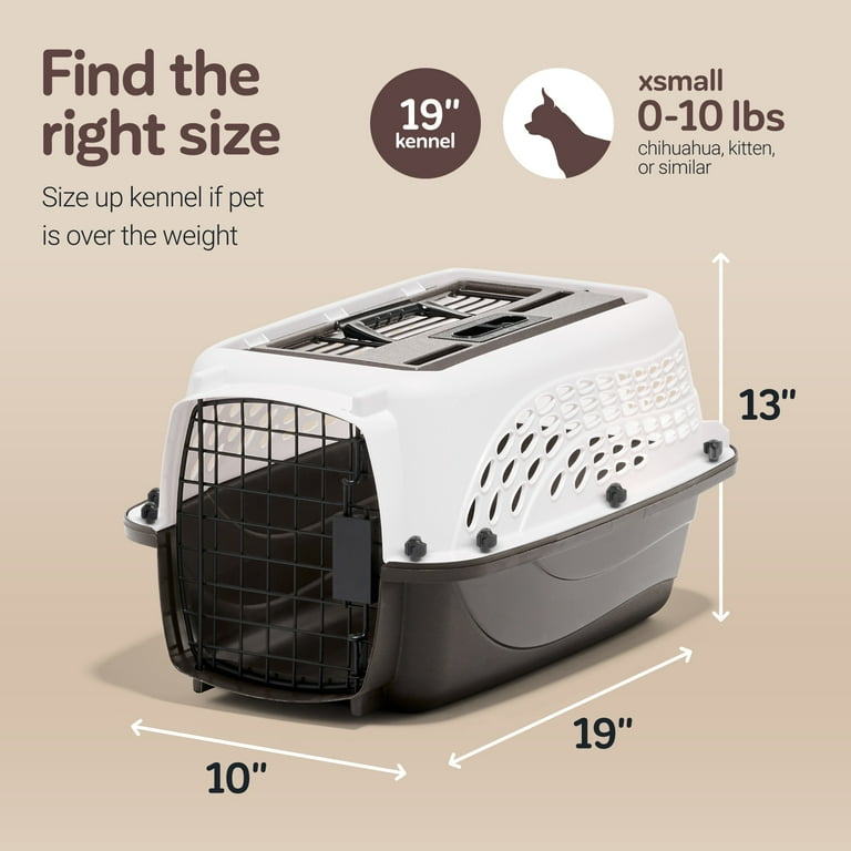 Petmate Two Door Top Load Pet Kennel Petmate Two Door Top Load Pet Kennel