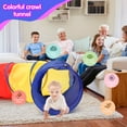 thumbnail image 2 of Tunnel de Rampement pour Enfants Tunnel de Jeu 6 Pieds Tunnel de Jeu Coloré Tube de Rampement Tente de Jeu Tunnel pour Enfants Intérieur Extérieur Jouets Tunnel Torsion, 2 of 8