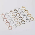 thumbnail image 6 of HOOUN 20pcs/lot French Lever Earrings Hooks Wire Settings Base Hoops Earring Findings-Rhodium Earrings Hooks, 6 of 7