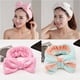 thumbnail image 1 of Juego de 4 bonitas diademas con nudo elástico para limpieza facial, bonitas diademas tipo toalla para maquillaje, ducha, spa, masajes y deportes. LingWen 1327533222563, 1 of 5