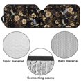 thumbnail image 6 of Uorisanigo Windshield Sunshade Sun Shade Foldable Floral Hummingbird Windshield Sun Visor for Jeep Wrangler JL JLU 2018-2024 Rubicon Sahara 2 Door & 4 Door & Gladiator JT, 6 of 7