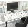 thumbnail image 3 of Cute Flower Mouse Pad Aesthetic Desk Mat Plants Large Extended Gaming Mousepad Floral XXL Desk Pad Keyboard and Mouse Mat 31.5''x15.75'', Desktop Decor Protectors Mats for Women Office Girl Gamer, 3 of 7