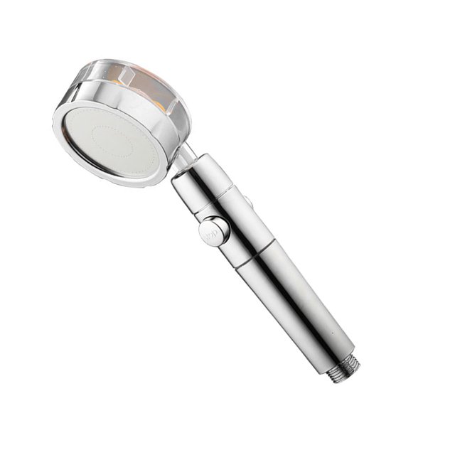 Billuyoard Cabezal de ducha de chorro a presión, cabezal de ducha de alta presión para baño, una tecla para detener el agua, filtro de boquilla de SPA Type5 NO5 Billuyoard HA005450-02