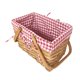 thumbnail image 5 of Cesta de picnic, cesta de frutas, organizador portátil de artículos diversos, vacía, decorativa, tejida L, 5 of 9