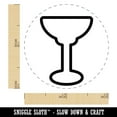 thumbnail image 2 of Margarita Glass Outline Self-Inking Rubber Stamp Ink Stamper - Dry Pad (No Ink) - Mini 1/2 Inch, 2 of 7