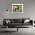 thumbnail image 3 of Stephen Chambers 24x20 White Modern Wood Framed Wall Art Titled - Dachshund 3, 3 of 6