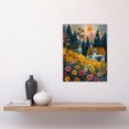 thumbnail image 4 of Artery8 Countryside Spring Hill House Daisy Flowers For Living Room Unframed Wall Art Print Poster Home Decor, 4 of 5