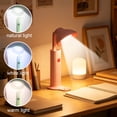 thumbnail image 5 of Eolstice LED Desk Lamp, Eye Protection Folding Light, USB Rechargeable Portable, Adjustable Brightness, Study Lamp for Dorm, Home Office, 5 of 6