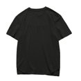 thumbnail image 1 of Camiseta Básica De La Moda Tops Sólidos Del Color De Los Hombres Camisas Básicas De La Manga Corta De Negro Zulema La camiseta de los hombres de la moda, 1 of 6