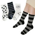 thumbnail image 5 of FNNMNNR 3 Pairs Kids Boys Socks 3-12years Cartoon Embroidery Ankle Socks for Toddler Soft Cotton Mid-Calf Socks Baby Socks, 5 of 9